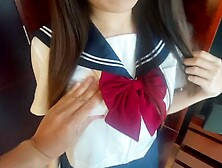 Japanese Student Waiting For Orgasm And Creampie - Master Made Me Scream Out For The Orgasm Loudly