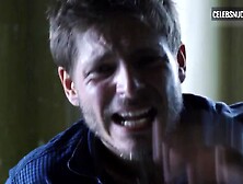 Carlotta Morelli,  wet scene in Ballad breasts,  underwear scene in Blood (2016)