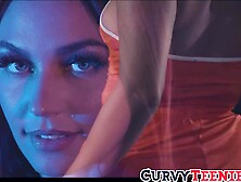 Jaw-dropping black-haired Vivian Taylor pounded like a mutt by a black strung up fellow