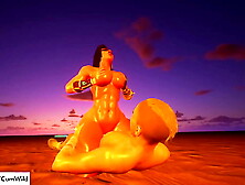 Amazonian Busty Babe Mounts a Hubby | Beautiful Babe | 3D Porn Dirty Life