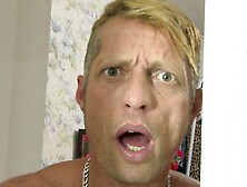 My husband looks and doesn't seem to believe what he's seeing