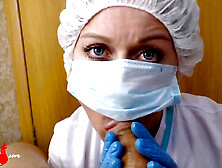 Nurse handjob,  horny doctor
