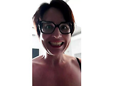 Julie squirts naked in the office