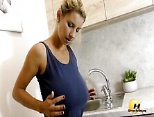 Aqua Pola make my breasts Lactate,  her magic hands milking my boobs