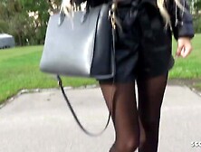 GERMAN SCOUT - BLUE EYES HUGE JUGS milf FLORANE TALK