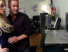 Fit Humongous Boobs Blonde MILF seduce Giant White Schlong Husband next door to Cheating Fuck