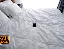 Shy Student Maya Lis Undresses and Sucks Her Roommate's Schlong