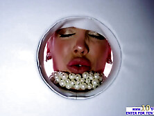 Rebecca Moore, Roc Khard And Rebecca Blonde In Blonde Babe Takes A Massive Dic