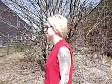 German Scout - Wild Office Lady Malina Talk to Outdoor Porn Fuck